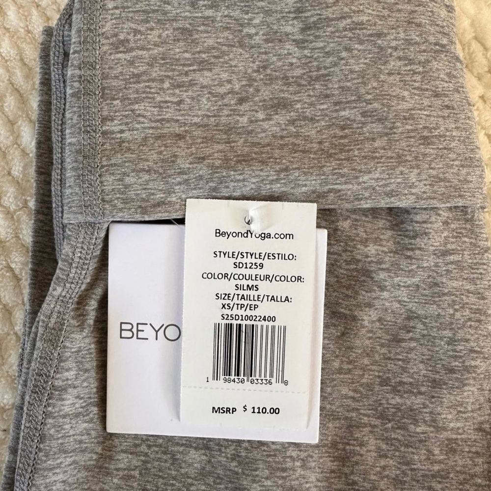 Beyond Yoga Heather Gray Leggings